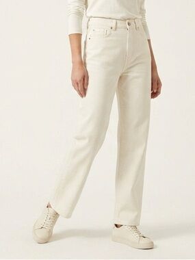 Collin’s High-Rise Straight Leg Off White Jeans Women’s EU 36, US 4